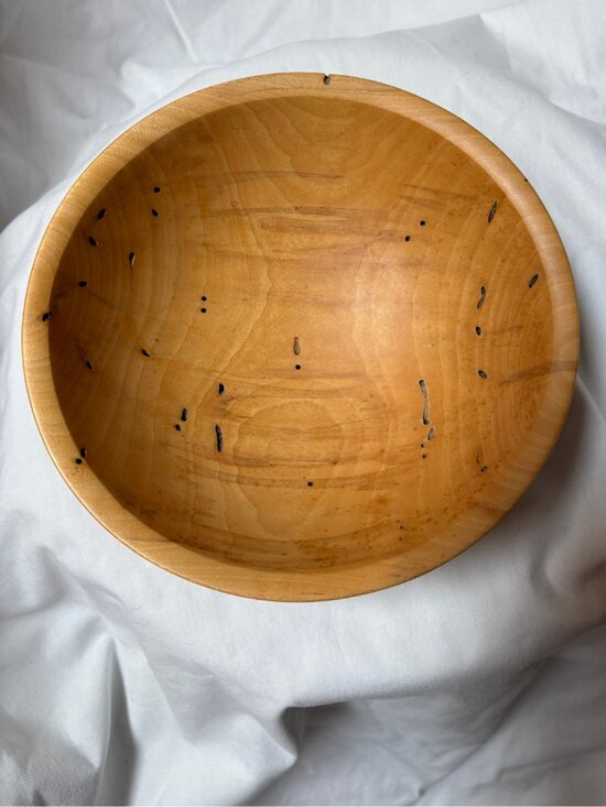 Other - Warren Carpenter Ambrosia Box Elder Bowl • Hand‑Turned • Signed Wood Art